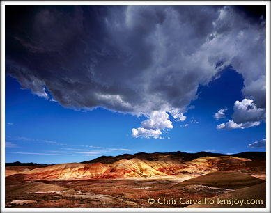 Clearing Storm, Painted Hills -- © Chris Carvalho/Lensjoy.com