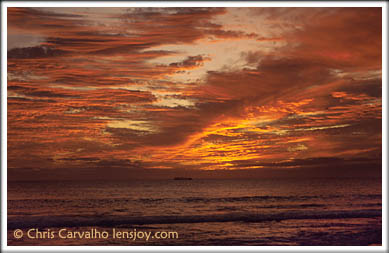 Kona Sunset -- Photo  Chris Carvalho/Lensjoy.com
